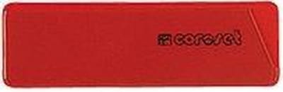 Coroset magnetische etikethouder, 100/VE, 97x30mm, rood