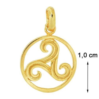 Blinx Jewels Vergulden Hanger Triskelion