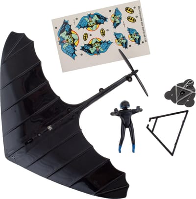 "Playtime Deltavlieger ""BATMAN HANG GLIDER"" - Vlieger voor binnen - 30 x 25 x 5 cm"