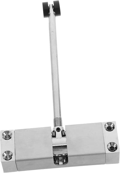 Automatische Deursluiter - Veersluiter Poorten - Deuren Zelfsluitend - Stil Verstelbaar - 16 x 9.8 x 2.1 cm - Zilver