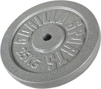 Gorilla Sports Gewichtsschijf - Halterschijf - Gietijzer - 30 mm - 25 kg