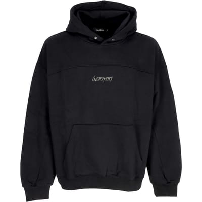Mannenhoodie switchblade Boxy Hoodie zwart