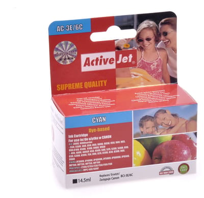 Activejet AC-3e/6CN inktcartridge 1 stuk(s) Compatibel Hoog (XL) rendement Cyaan