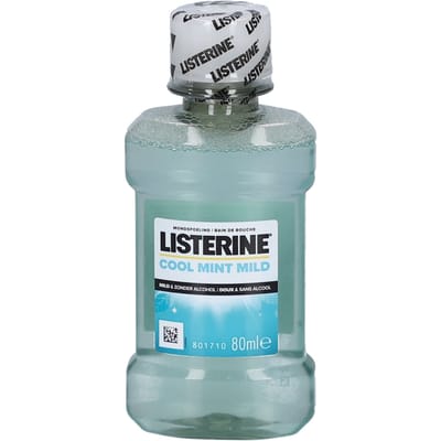 Listerine Mondwater coolmint mild 80 Milliliter