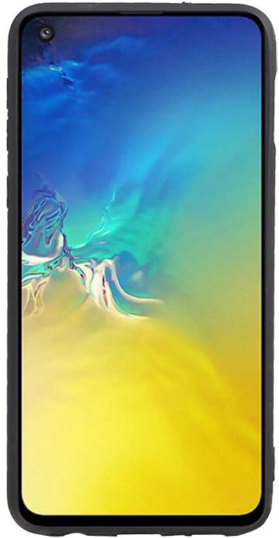 Grip Stand Hardcase Backcover - Telefoonhoesje - Achterkant Hoesje - Geschikt voor Samsung Galaxy S10E - Rood