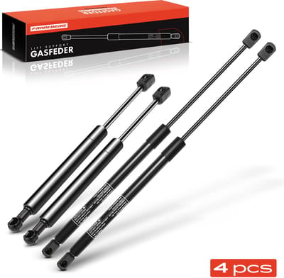 Frankberg 4x Gasveer Motorkap Achterklep voor Saab 9-5 YS3E