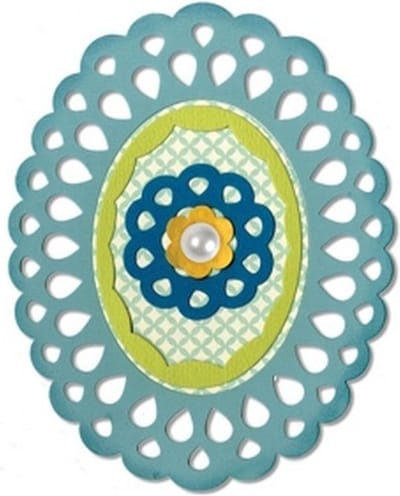 Sizzix Thinlits Mal - Frame Layers & Flowers 658957  Rachael Bright