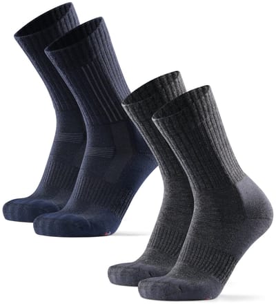 DANISH ENDURANCE Pro Wandelsokken - Merinowol Maximale Bescherming - Unisex - 2 Paar - 35-38