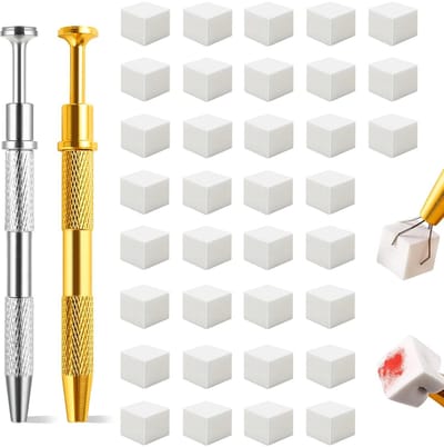 Dailygoods - Zachte Nagelsponzen - Nail Art Tools - 100 Stuks - Ombre Effect - Manicure Sponzen - Geschikt voor Professionele Nagelstylisten - Zilver