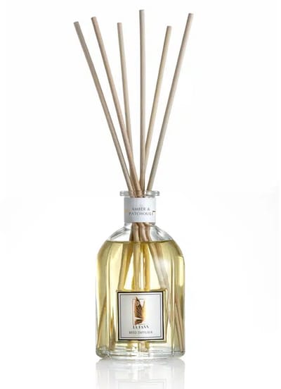 LA FANN - Amber & Patchouli Geurstokjes 250 ml - Kamergeur - Heerlijke Geurverspreider