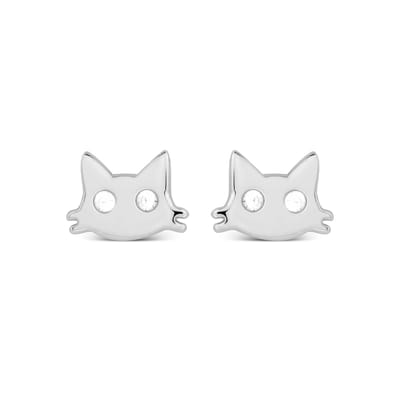 Luxenter oorbellen, 925 sterling zilver en gerhodineerd zohi oorbellen met fonkelende zirkonia