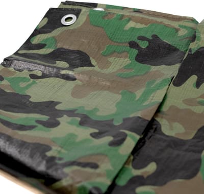 Unyqoos® Waterdicht camouflage dekzeil 2x3 m met oogjes voor buitengebruik