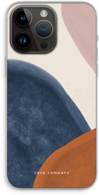 Case Company® - Hoesje geschikt voor iPhone 14 Pro Max hoesje - Geo #1 - Soft Cover Telefoonhoesje - Bescherming aan alle Kanten en Schermrand