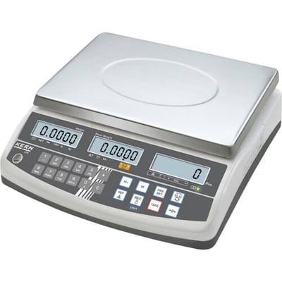 Kern CFS30K05 CFS 30K0.5 Telweegschaal Weegbereik (max.) 30 kg Resolutie 0.5 g werkt op stekkernetvoeding Zilver