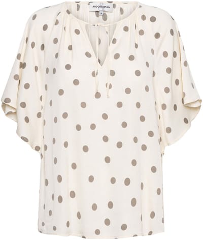 &Co Woman AXELLE DOT - Top - M - Beige
