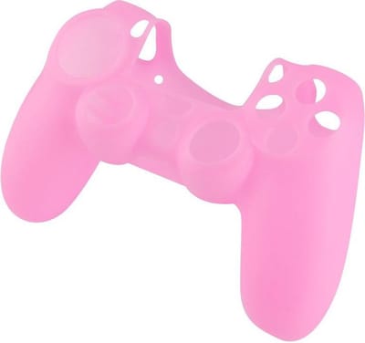 Silicone Hoes / Skin geschikt voor Playstation 4 PS4 Controller Roze