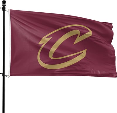 VlagDirect - Cleveland Cavaliers vlag - Cleveland Cavaliers basketbalteam vlag - 90 x 150 cm.