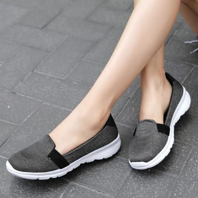 Sneakers Dames Flats Loafers Schoenen Dames Comfortabele Casual Dames Schoenen Dames Instappers Ballerina Flats Schoenen Zapatillas Mujer 36 zwart