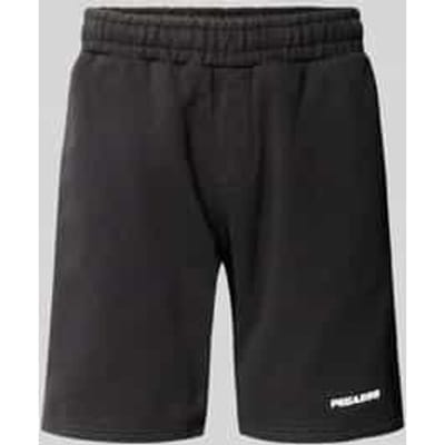 Sweatshorts met elastische band en gestikt logo