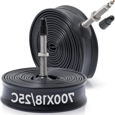 Fietsbinnenbanden - Reserve banden - Fietsen - Butyl rubber - 700x18-25C - Zwart