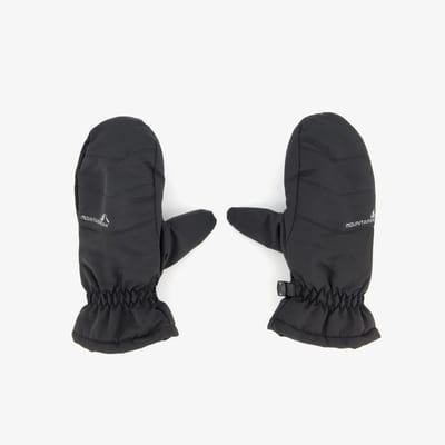 Mountain Peak kinder skiwanten - Zwart - Maat 122/128