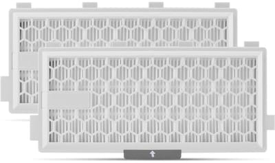 HEPA Airclean Plus 50-filters - 2 stuks geschikt voor Miele Complete C3 Powerline - S8340 stofzuiger - Air Clean SF-HA 50 geschikt voor C2 C3 Compact C1 C2-2 - Supremery 2-pack vervangende onderdelen