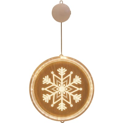 Hangende Fairy LED's String Lights Gordijnlamp Constante Heldere Modi met Bel Ontwerp IP44 Water type1 brown