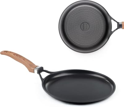Crêpes pan gegoten aluminium inductie- anti-aanbaklaag Duitsland gladde minerale coating Black Line