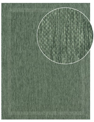 Binnen- en buitenkleed Romana groen 120x160 cm