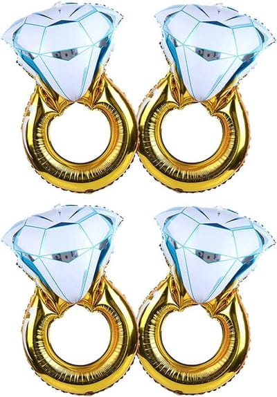 EGoods - Gouden Diamant Ballon - Bruiloft Decoratie - Valentijnsdag Feestartikelen