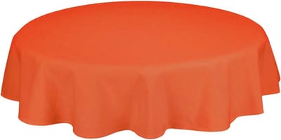 Treb Horecalinnen Tafelkleed Rond Tangerine 300cm Ø - Treb SP