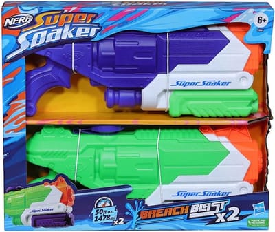NERF Super Soaker Breach Blast - 2 Pack