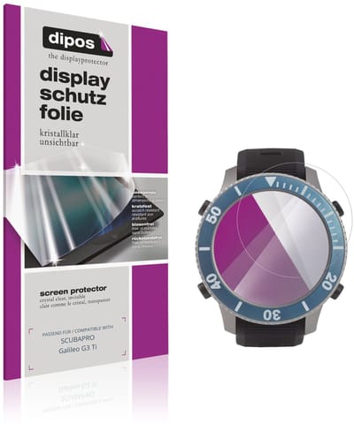 dipos – 6x Beschermfolie geschikt voor SCUBAPRO Galileo G3 Ti | Krasbestendige & heldere Screenprotector Ultra-Thin