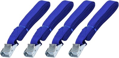 Spanbanden Set - Sjorbanden Ratelbanden - Vastzetten Lading - Zware Kwaliteit - 25mm x 2.5M - Zwart