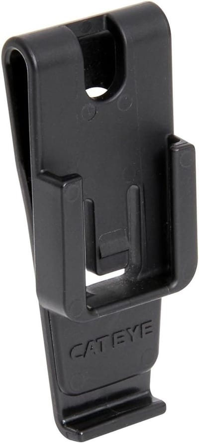 Riem/Bag Clip voor Veiligheid van Fietslichten en Reflectoren - Zwart