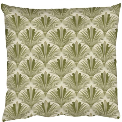 Sierkussens - Kussentjes Woonkamer - 50x50 cm - Klassiek - Waaier - Groen
