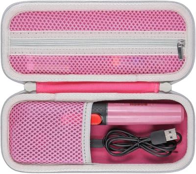 Thijox - Harde reiskoffer voor Cordless Hot Glue Pen, Draagtas voor USB-oplader en kabel, Mini lijmsticks, Bescherming voor hobby en klus, Reisaccesso