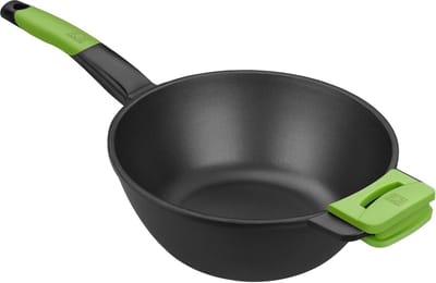 Gietaluminium Wok met Antiaanbaklaag voor Inductie Kookplaten
