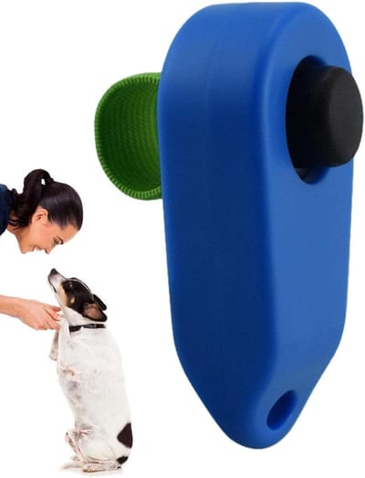 Huisdier Clicker Trainer - Hondentrainer Clicker - Gedrag Trainen - Helder Consistent Geluid - 8 x 1.7 x 8 cm