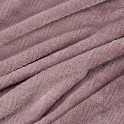 Zacht Plaid 70x160 cm - Zachte Microvezel - Heidekleurig