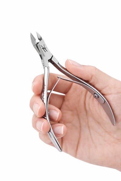 Belux Surgical Instruments – Professionele Nagelriemknipper – Dubbele Kruisveer – Rechte Bek met Fijne Punt – 11 cm – RVS – Precisie Cuticle Nipper – Steriel Verpakt (Niet Gesteriliseerd)