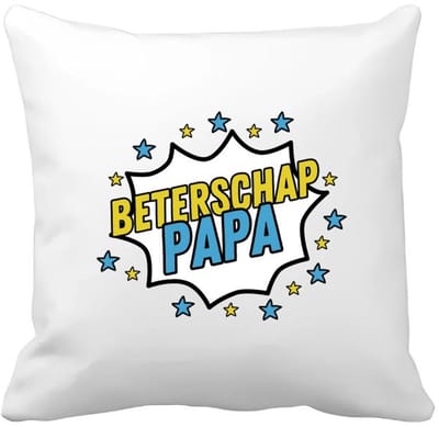 Akyol - beterschap papa Kussen hoes - Beterschap - een papa die ziek is of iets gebroken heeft - cadeau voor zieke vader - ziek - koorts - snel beter worden - cadeau - beterschap cadeau - kado - gift - geschenk - 40 bij 40 cm