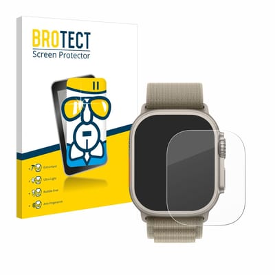 Screenprotector voor Apple Watch Ultra 2 (49 mm) Beschermglas transparant