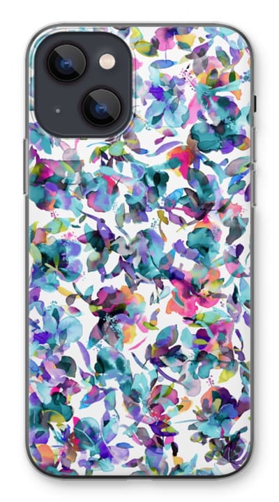 Case Company® - Hoesje geschikt voor iPhone 13 mini hoesje - Hibiscus Flowers - Soft Cover Telefoonhoesje - Bescherming aan alle Kanten en Schermrand