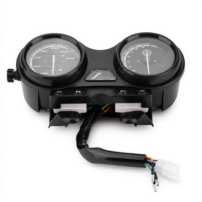 Dailygoods- Snelheidsmeter Waterdicht - Motorfiets - YBR 125 - Robuuste Kunststof Behuizing - 12V DC - Eenvoudig te Installeren - Motorfiets Meter