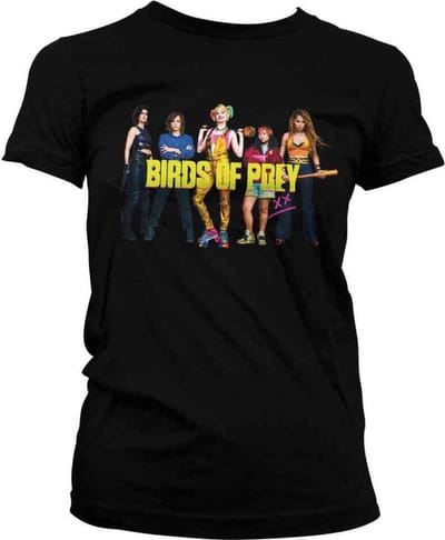 DC Comics Harley Quinn Dames Tshirt -S- Birds Of Prey Zwart