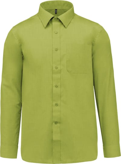 Herenoverhemd 'Jofrey' lange mouwen Kariban Bruin maat 6XL