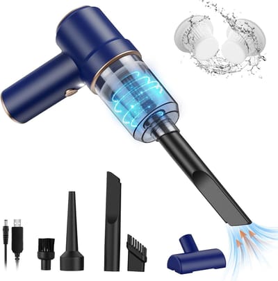 Cordless Auto Mini Handheld Vacuum Cleaner - Krachtige Zuigkracht - Oplaadbaar - 2 in 1 - Lichtgewicht - Thuis - Pet Hair - Auto Reiniging