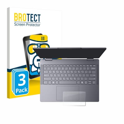 Screenprotector 3 Stuks voor Lenovo IdeaPad 5 2-in-1 14" Touchpad Beschermglas transparant