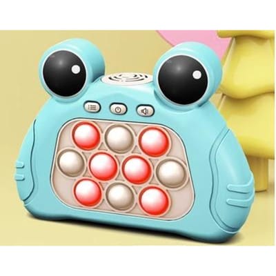 Machine de jeu Défi Souris de Terre pour Enfants Décompression Entraînement Réponse Puzzle Jouets bleu ciel